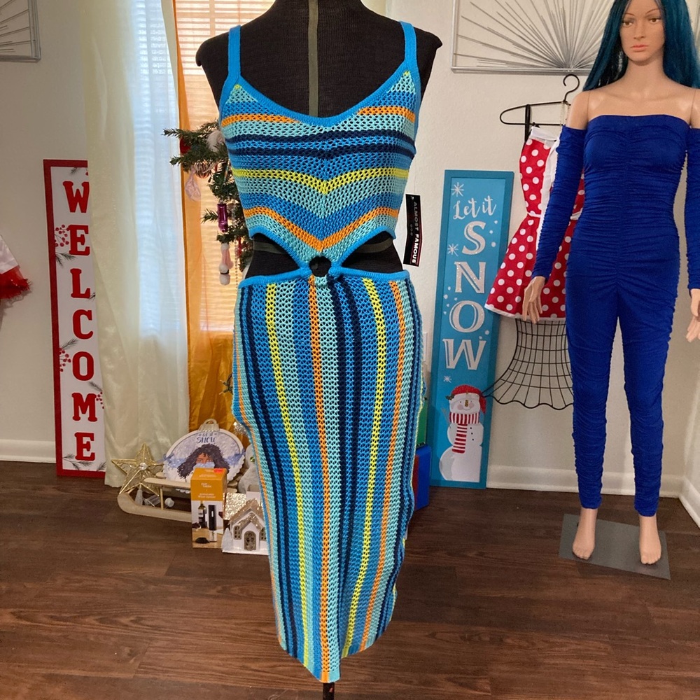 One piece Crochet Style Dress